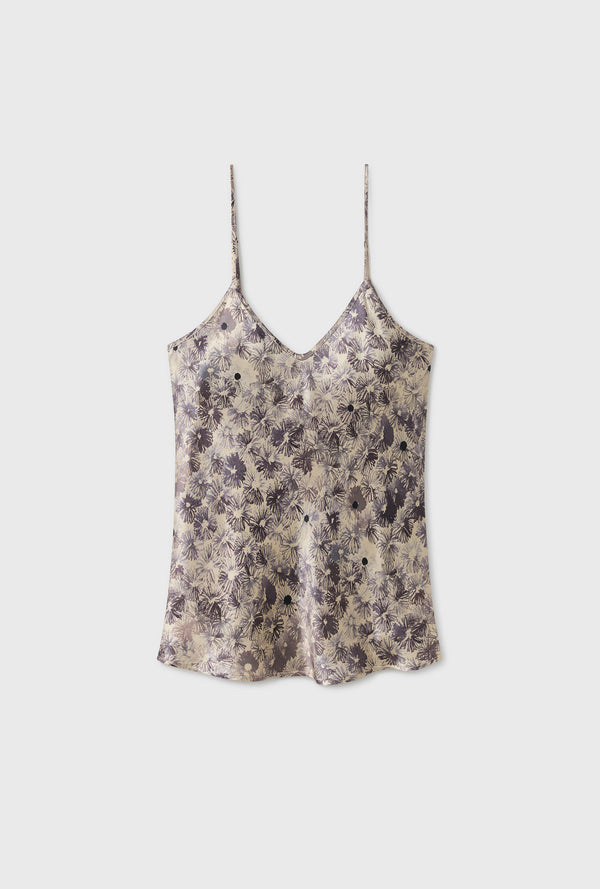 BIAS CUT CAMI ASTER FLORAL