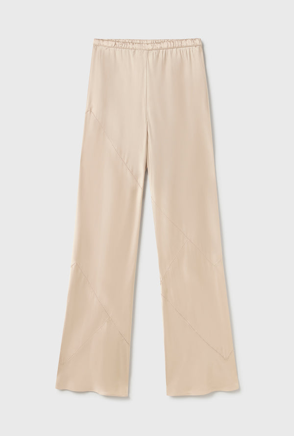 SPLICE BIAS CUT PANTS HAZELNUT